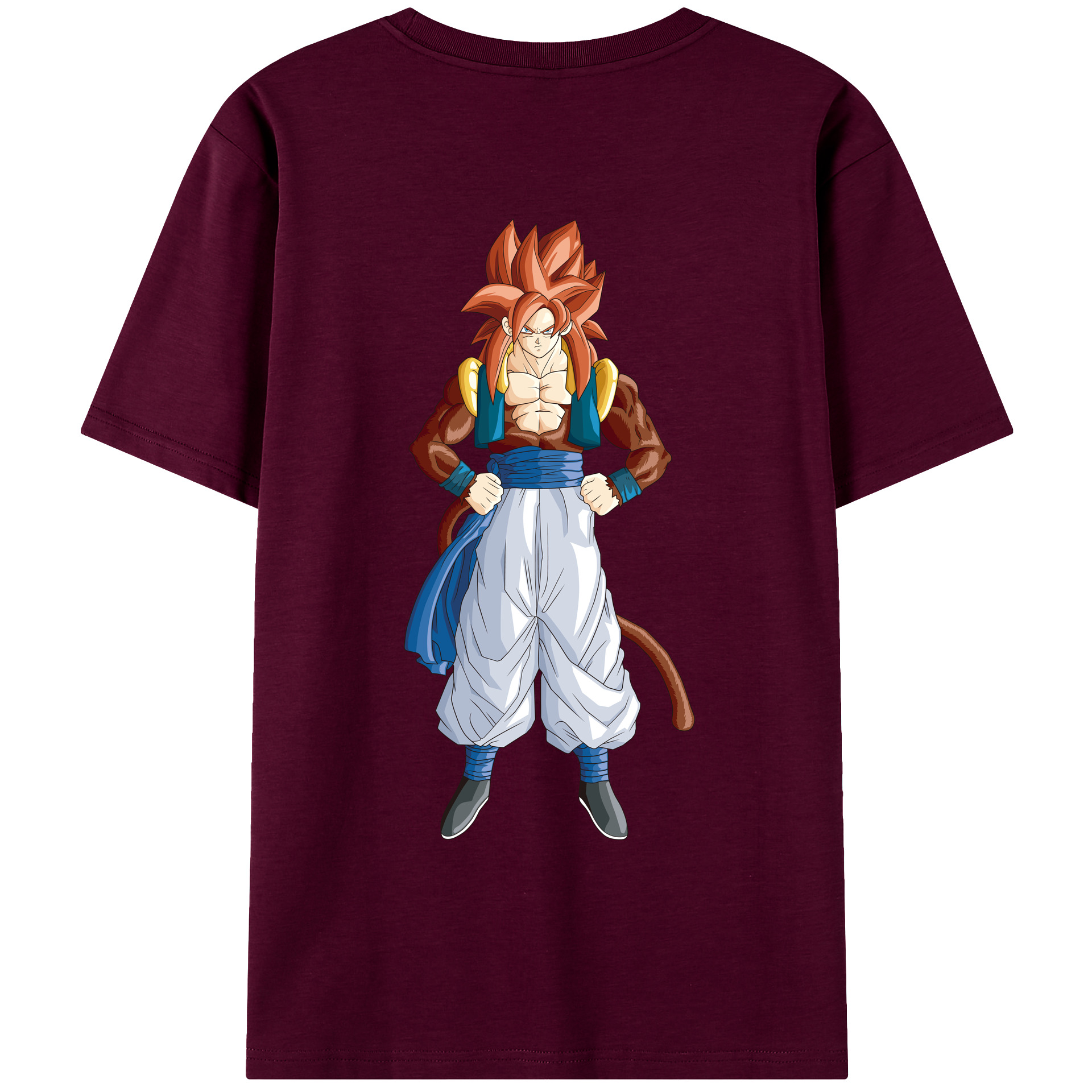 （画像用） ドラゴンボール 孫悟空（そん ごくう）Son Goku カカロット DRAGON BALL Kakarotto レディース半袖Tシャツ(バックプリント)